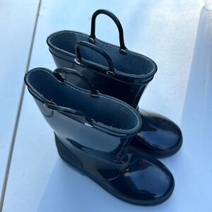 Black rain boots - size 13 T